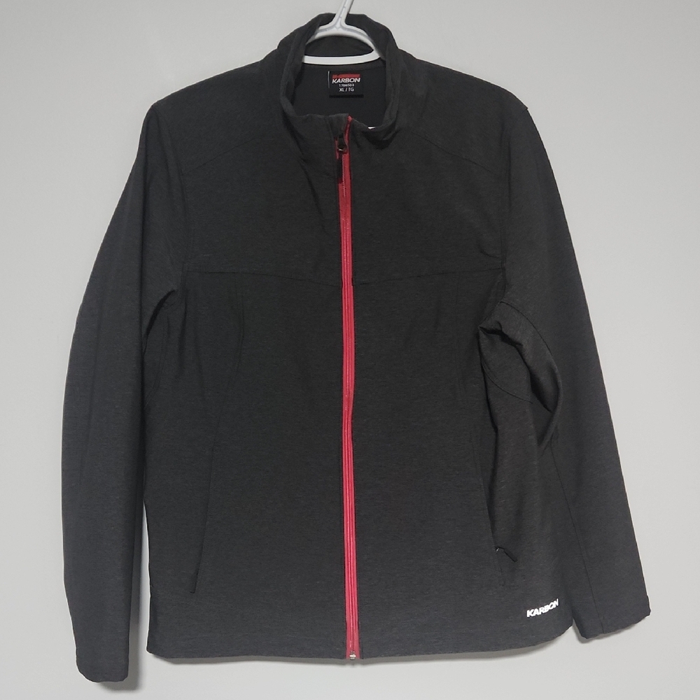 Womens Karbon  Blackgrey Jacket with Pink  Accents